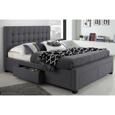 King Storage Bed T2152 (Grey)